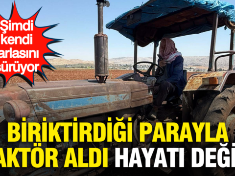 Biriktirdigi parayla traktor aldi hayati degisti simdi kendi tarlasini suruyor ye9P1Fq3